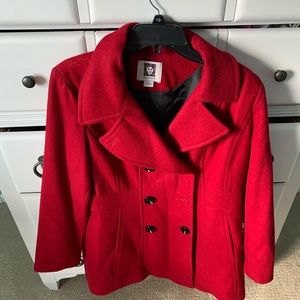 Size large Anne Klein red winter jacket!
